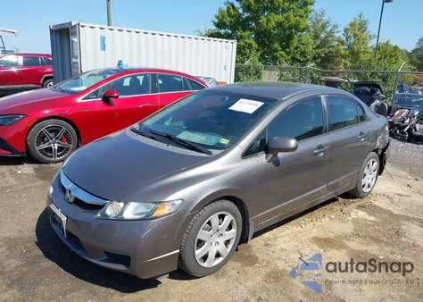 2010 Honda Civic Lx из США, поврежденный, VIN 2HGFA1F50AH500125
